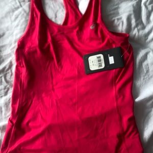 NWT ASIC pink tank top xs